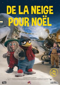 de la neige pour noel affiche