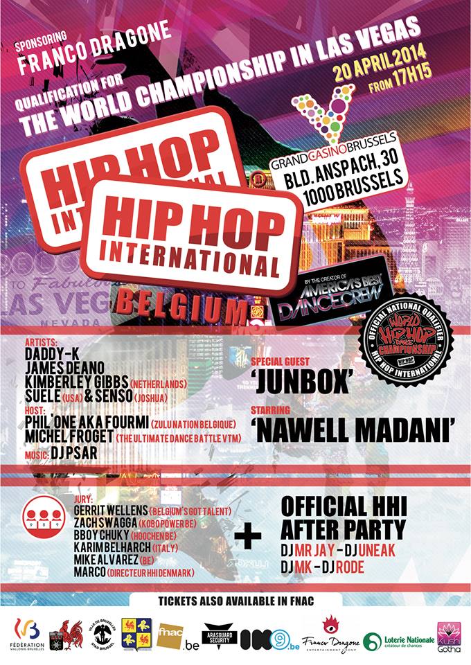 hip hop international belgium affiche