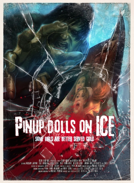 pinup dolls on ice affiche