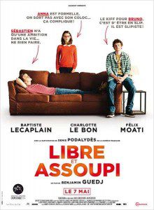 libre et assoupi affiche