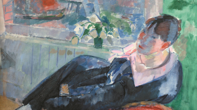 Détail du tableau "Après-midi à Amsterdam" de Rik Wouters (Musee des Beaux Arts Ville de Liège)