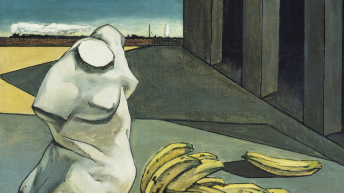 chirico1 Détail de Giorgio de Chirico, L’incertitude du poète, 1913. ©Tate, 2018 © SABAM Belgium 2019