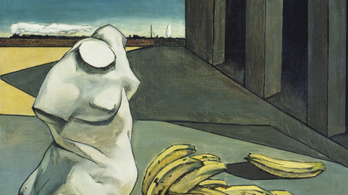 Détail de Giorgio de Chirico, L’incertitude du poète, 1913. ©Tate, 2018 © SABAM Belgium 2019