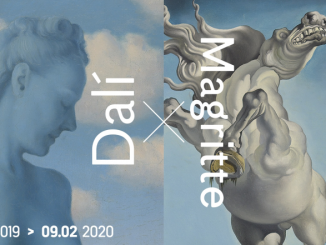 Affiche de l'exposition Dalí & Magritte (MRBAB, 2019-2020)