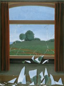 René Magritte, La clef des champs, 1936, huile sur toile, Museo Nacional Thyssen-Bornemiza, Madrid.