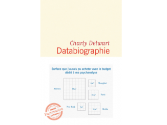 Couverture du livre « Databiographie » de Charly Delwart (Flammarion, 2019)