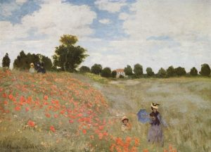 Claude Monet, les Coquelicots, 1873, huile sur toile, musée d'Orsay, Paris