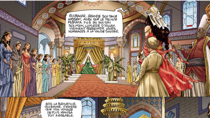 Roxelane-extrait Extrait de la BD « Roxelane la Joyeuse » (Delcourt, 2020)