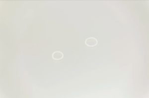 Untitled (rings), 2018, lait, congélateur, 100, 5x61x56,3. Gilles Ribero/ Kudi & Archiraar