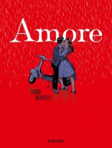 Couverture de la BD « Amore » (Delcourt – Mirages, 2021)