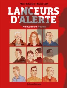 Couverture de la BD « Lanceurs d’alerte » (Delcourt, 2021)