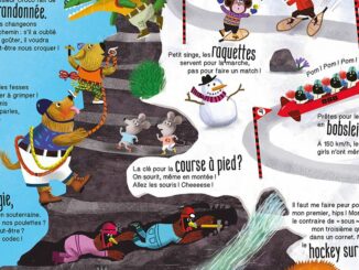 Détail du livre pour enfants « Plein plein plein de sports » (Casterman, 2022)