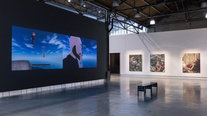 Teen-Spirit-main Vue de l’exposition Teen Spirit BPS22 (2022) © Emmanuel Van der Auwera © Hernan Bas © Photo : Leslie Artamonow