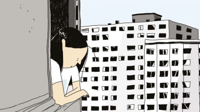 Comme-une-grande-detail Extrait du roman graphique « Comme une grande » de Maëlle Reat (Virages graphiques, 2022)