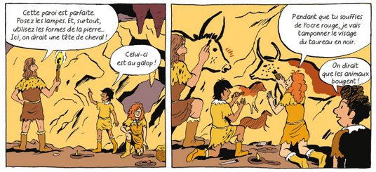 Extrait de la bande dessinée pour enfants « Ma première histoire de l’art en BD » (Casterman, 2022)