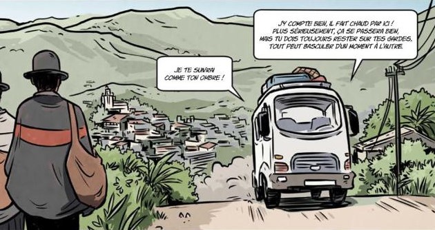 Extrait de la bande dessinée Le narcotrafic, tome 2 de L’Aventure géopolitique (Mister Geopolitix, Soleil, 2022)