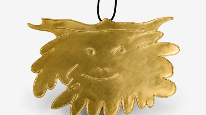 Photo couverture Pendentif en or. Pablo Picasso, Le Grand Faune, 1973.