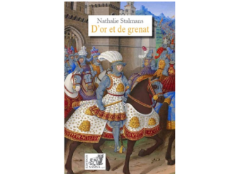 Couverture du roman "D'or et de grenat" de Nathalie Stalmans (Samsa, 2022)