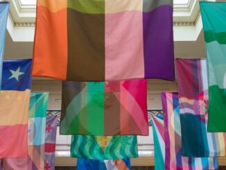 Kimsooja, To Breathe – the flags, 2018-2022 (détail).