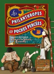 Couverture du roman graphique « Les Philanthropes aux poches percées » (Delcourt, 2023)