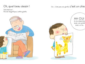 Extrait du livre pour enfants « Un beau dessin » (Frimousse, 2023)