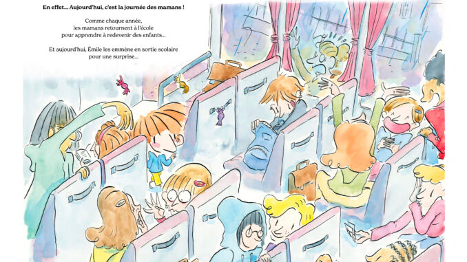 Extrait du livre pour enfants « La journée des mamans » (Frimousse, 2023)